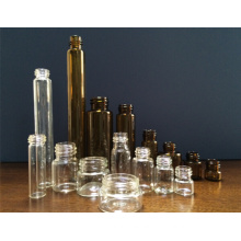 Clear and Amber Tubular Screwed Glass Vial with High Quality